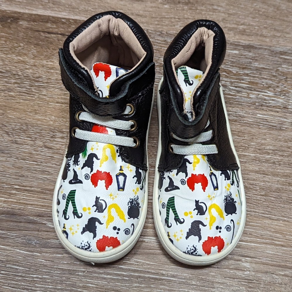 Monkey Feet Hocus Pocus Colorful Kids High-Top Shoes Size 18-24 Months‎